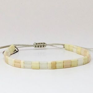 🆕Miyuki tila bead bracelet- Skin & bone